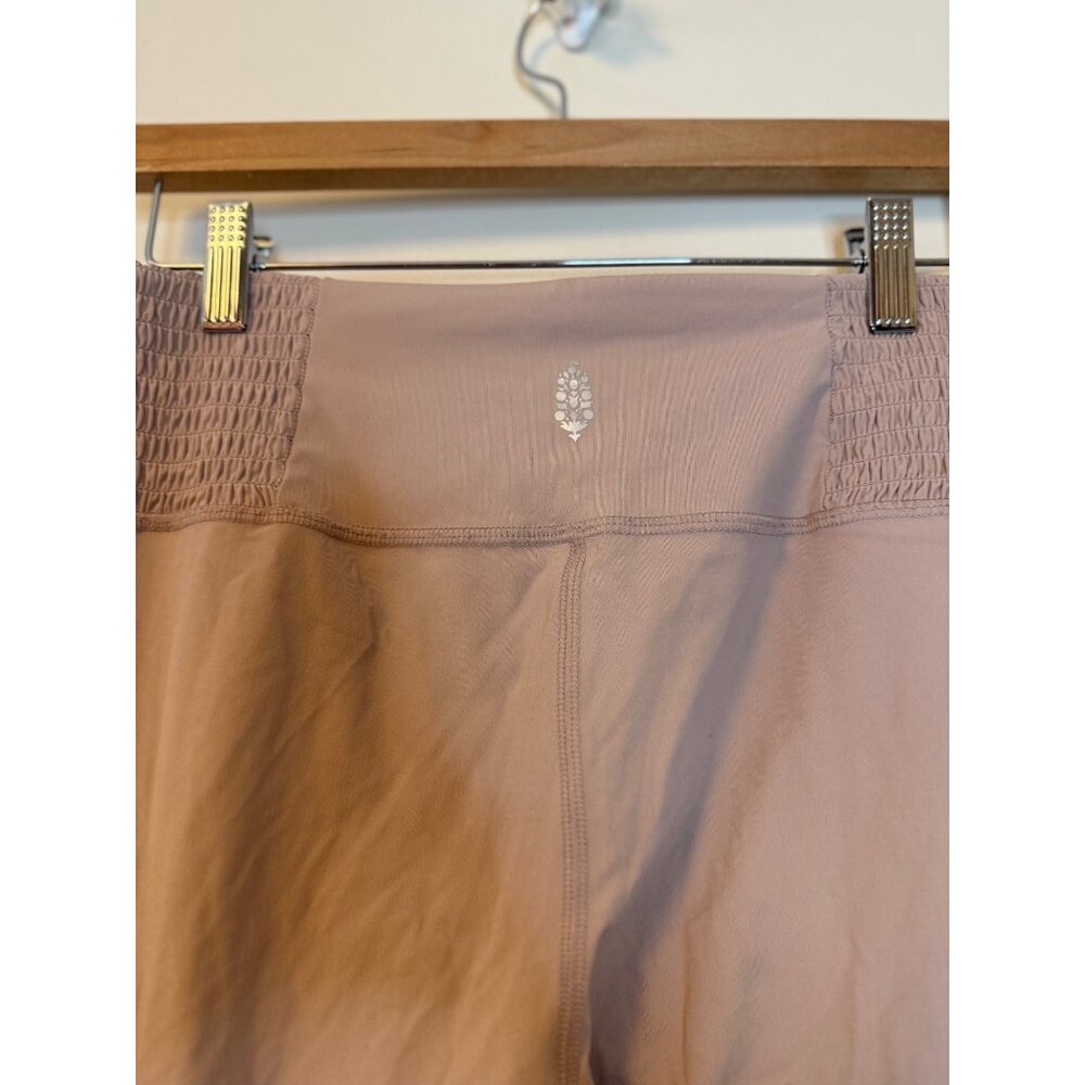 Free People Movement Starlight Pants Flared Leggings Blush Mauve Lilac Small - Picture 7 of 9